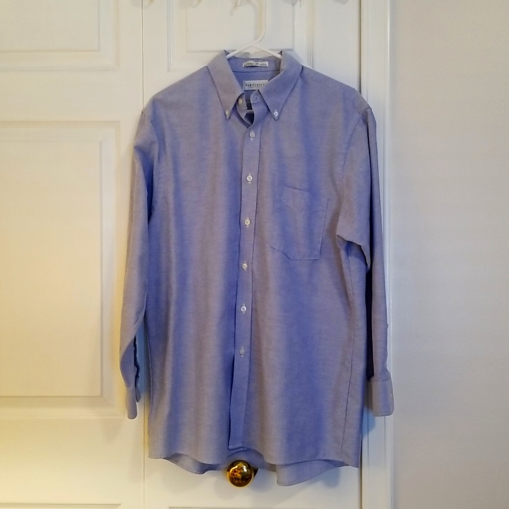 MENS VAN HEUSEN LONG SLEEVE SHIRT 16.5 32/33